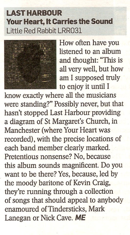 Last Harbour 'Your heart, it carries the sound' Sunday Times review